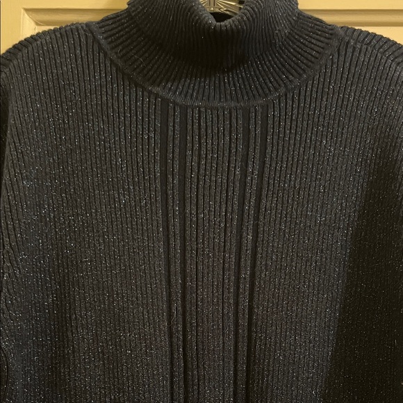 Liz Claiborne Sparkly Turtleneck Sweater - Picture 4 of 5